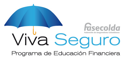 Logo Fasecolda Viva Seguro programa de educación financiera